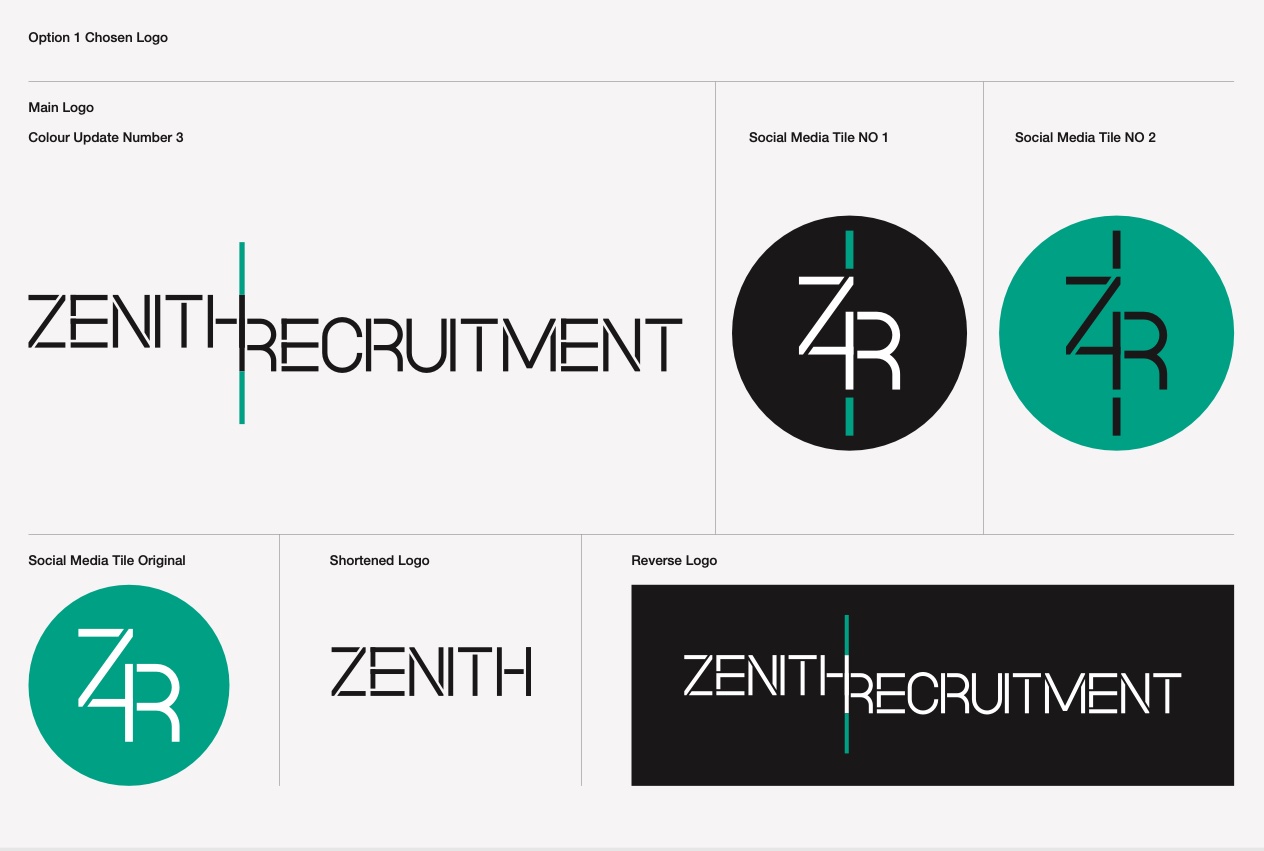 Zenith Recruitment Logo Design